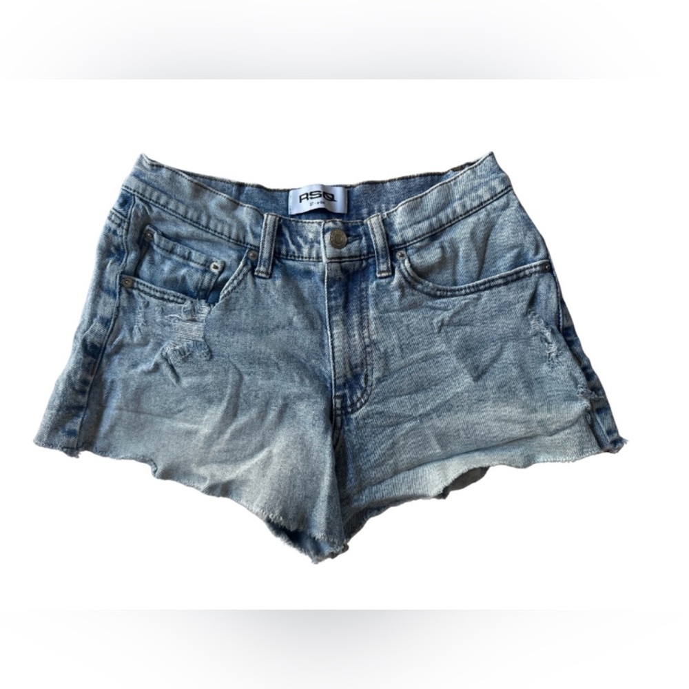 RSQ A-Line Distressed Denim Cutoff Shorts